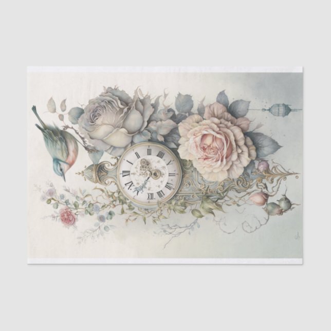 Eine Studie in Rose und Zeit 4 Seidenpapier (Vorderseite)