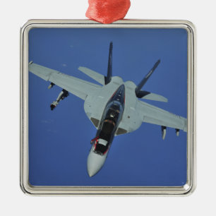 Eine Superhornisse US-Marine-F/A-18F im Flug Ornament Aus Metall