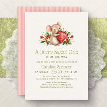 Eine süße Beeren-Babyparty mit Erdbeeren