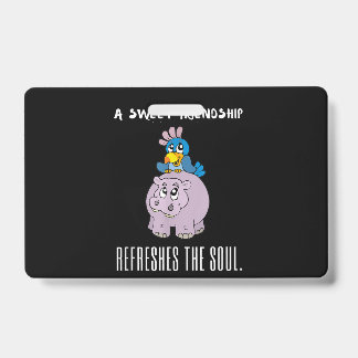 Eine süße Freundschaft erfrischt das Soul Lila Hip Ausweis