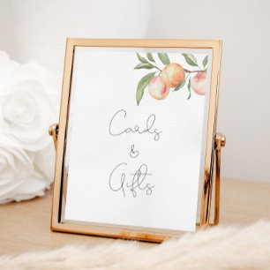 Eine süße Geburtstagskarten und Geschenke Poster