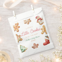 Eine süße kleine Cookie Lebkuchen-Baby-Party