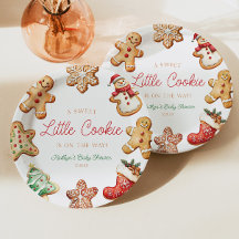 Eine süße kleine Cookie Lebkuchen-Baby-Party