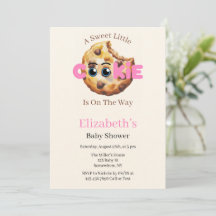 Eine süße kleine Cookie-Rosa-Baby-Party