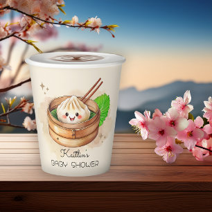 Eine süße kleine dumme Kwai Theme Babydusche Pappbecher