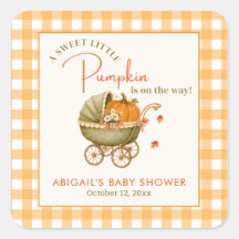 Eine süße kleine Kürbis-Herbst-Baby-Party