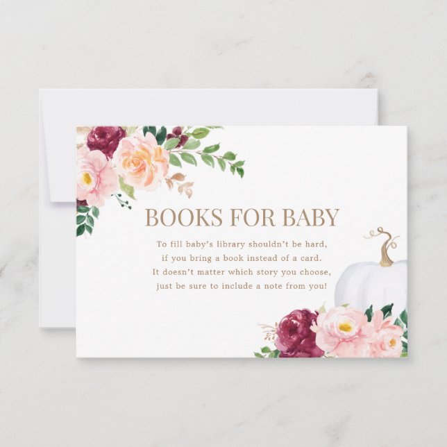 Eine süße kleine Kürbisbucht für Baby Einladung (Vorderseite)