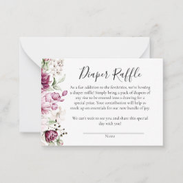 Eine süße kleine Mädchen-Duschdusche-Windelwaschka Mitteilungskarte