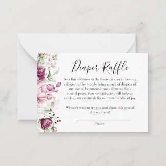 Eine süße kleine Mädchen-Duschdusche-Windelwaschka Mitteilungskarte