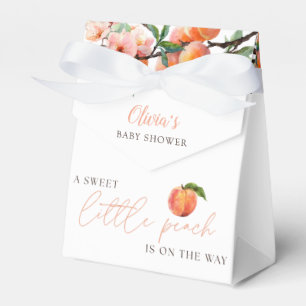 Eine süße kleine Pfirsich-Baby-Party Geschenkschachtel