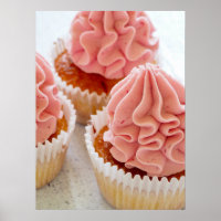 Eine süße Leckerei Kuchen mit rosa Zuckerguss