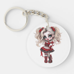 Eine süße Mädchen-Halloween-Design-Kollektion 17 Schlüsselanhänger