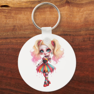Eine süße Mädchen-Halloween-Design-Kollektion 19 Schlüsselanhänger