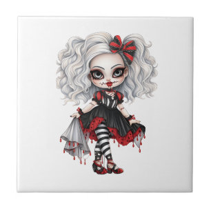 Eine süße Mädchen-Halloween-Design-Kollektion 7 Fliese