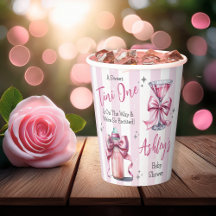 Eine süße Tini-One-Pink-Coquette-Girl-Babydusche