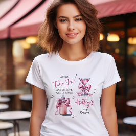 Eine süße Tini-One-Pink-Coquette-Girl-Babydusche T-Shirt