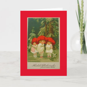 Eine süße Weihnachtskarte! Feiertagskarte