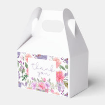 Eine Sweet Baby Girl Lila Baby Dusche Geschenkboxe