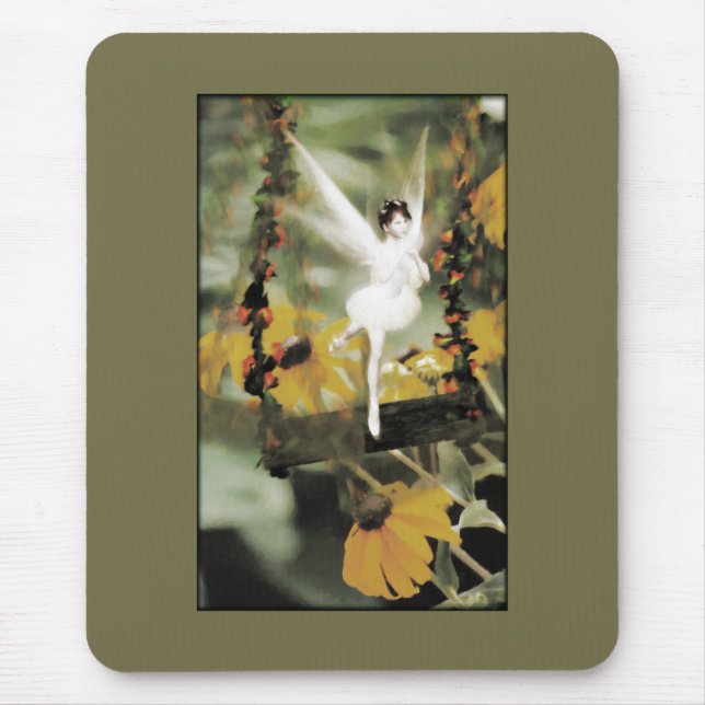 Eine Swing in der Gartenmousepad Mousepad (Vorne)
