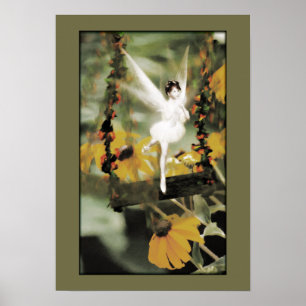 Eine Swing in Garden Poster