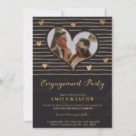 Eine Symphonie der Liebe Unsere Verlobung Feier Einladung