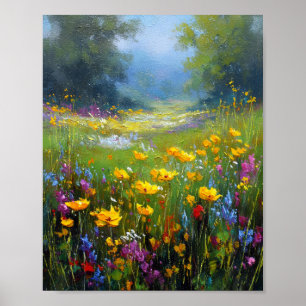 Eine Symphonie der Sommerblüte: Sonnenverwöhnte Wi Poster