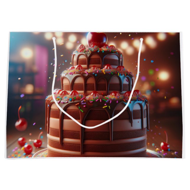 Eine Symphonie der Süße Große Geschenktüte (Vorderseite)