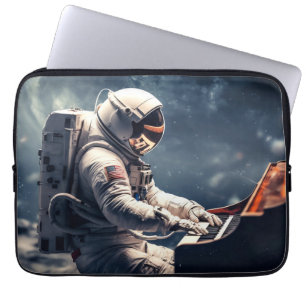Eine Symphonie für die Sterne   Astronauten-Klavie Laptopschutzhülle