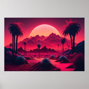 Eine Synthwave-Welt jenseits unserer eigenen Poster