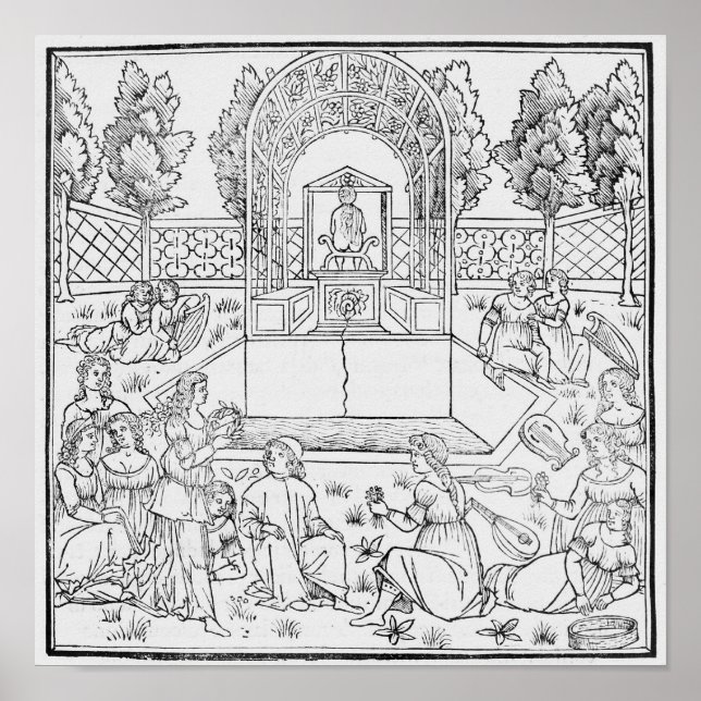 Eine Szene aus dem Decameron Poster (Vorne)