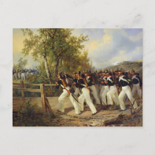 Eine Szene aus dem Leben des Soldaten, 1849 Postkarte