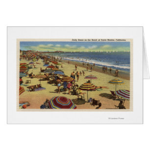 Eine tägliche Szene auf dem Strand