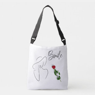 "Eine Tasche des Lächelns"