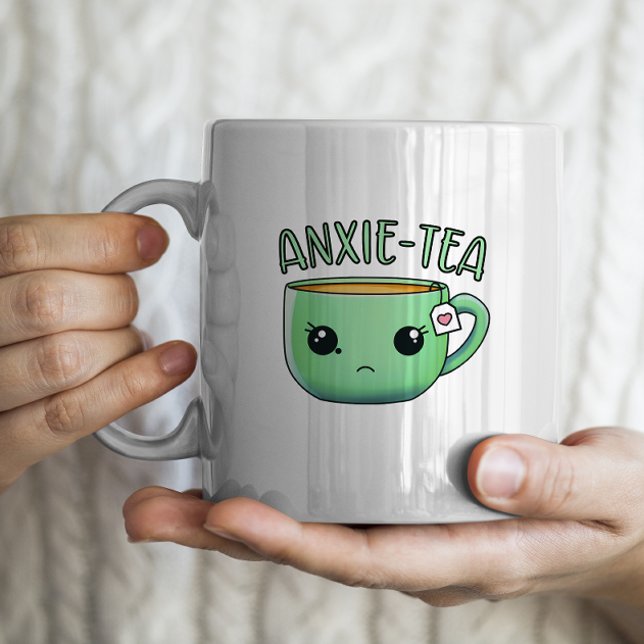 Eine Tasse Anxie-Tee-Pun aus Angst (Von Creator hochgeladen)
