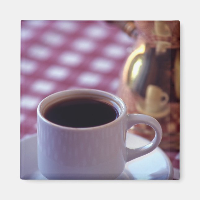 Eine Tasse arabischen Kaffee. Syrien. Die Mitte Magnet (Vorne)