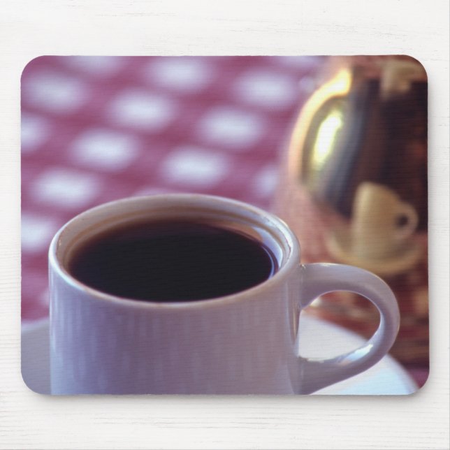 Eine Tasse arabischen Kaffee. Syrien. Die Mitte Mousepad (Vorne)