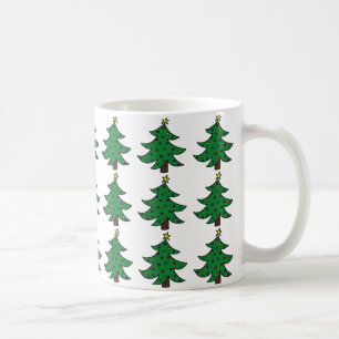 Eine Tasse des Weihnachtsbaumes