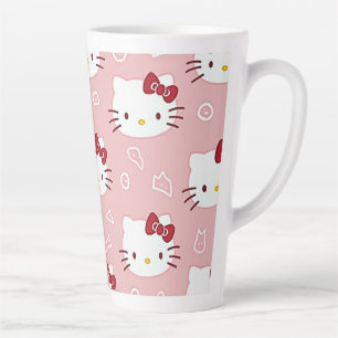 eine Tasse, die ein niedliches Kätzchen ausdrückt Milchtasse