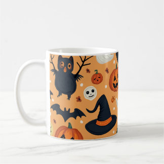 eine Tasse, die Halloween darstellt Kaffeetasse