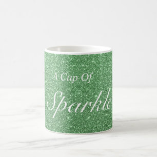 Eine Tasse funkelnde Tasse