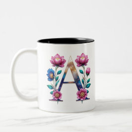 Eine Tasse für den Kaffee - Blumendesign