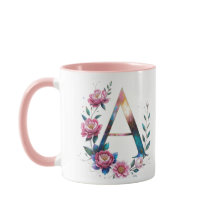 Eine Tasse für den Kaffee - Blumendesign