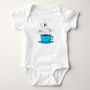 Eine Tasse Geisterrauchkaffee Baby Strampler
