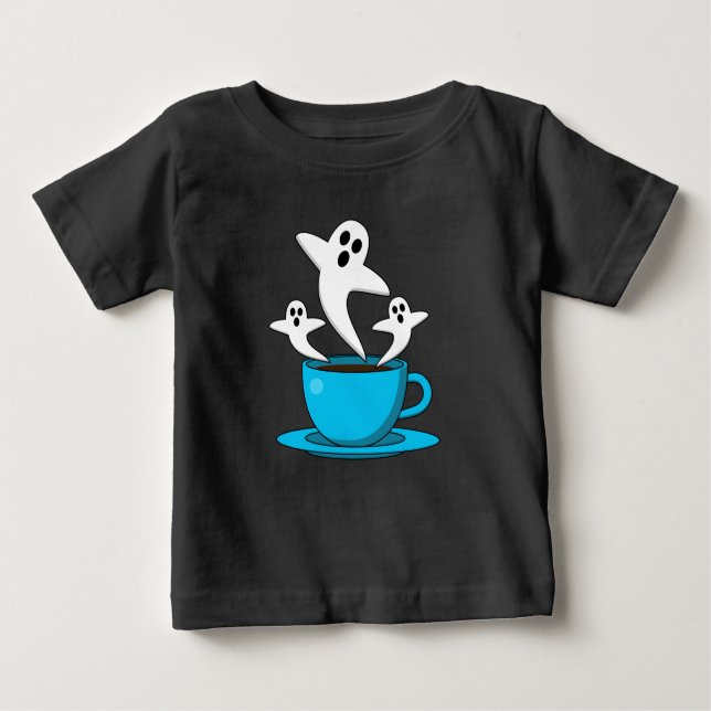 Eine Tasse Geisterrauchkaffee Baby T-shirt (Vorderseite)