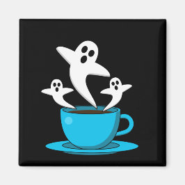 Eine Tasse Geisterrauchkaffee Magnet