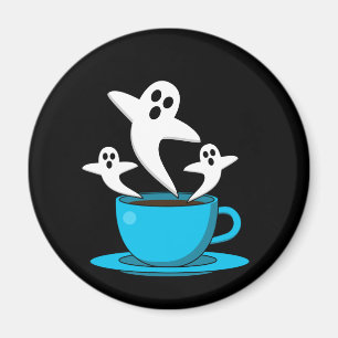 Eine Tasse Geisterrauchkaffee Magnet