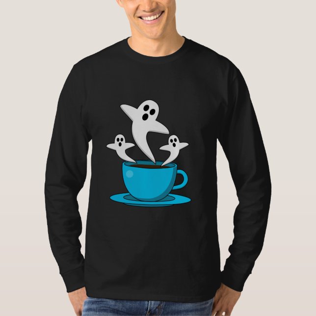 Eine Tasse Geisterrauchkaffee T-Shirt (Vorderseite)