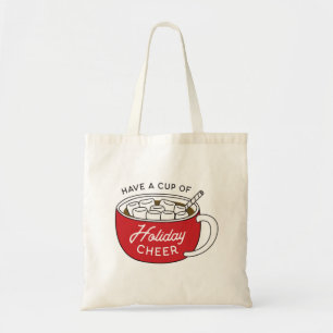 Eine Tasse Holiday Cheer Hot Chocolate Tragetasche