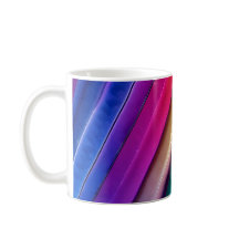 Eine Tasse in kräftigen und fetten Farben