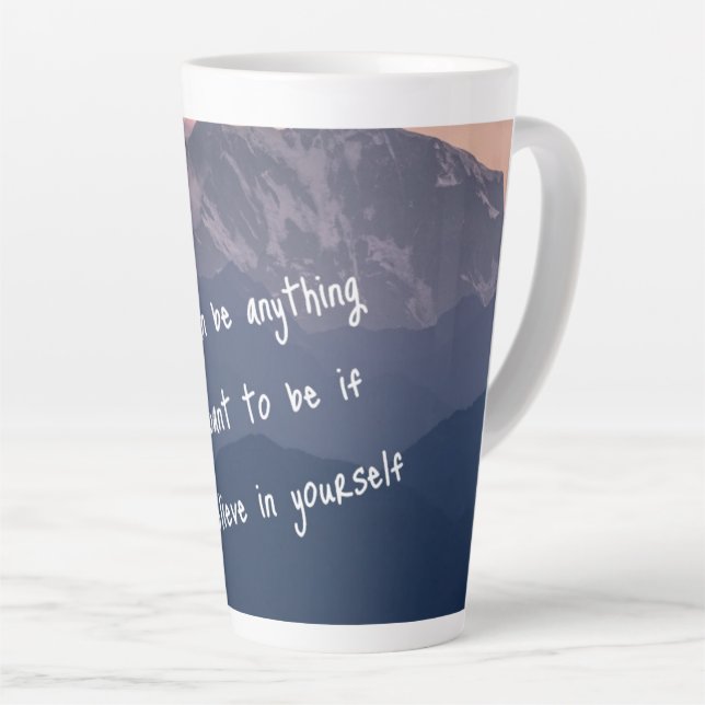 eine Tasse Inspiration, um Ihre Fähigkeiten nicht  (Rechte Ecke)